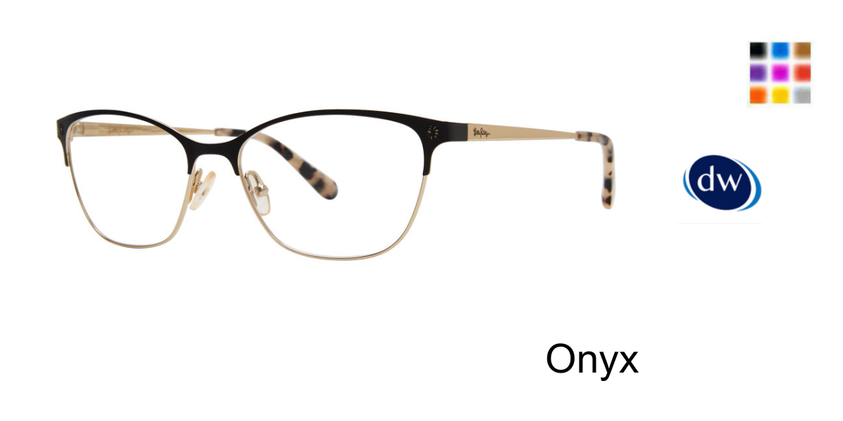 Onyx         Lilly Pulitzer Charlotte Eyeglasses