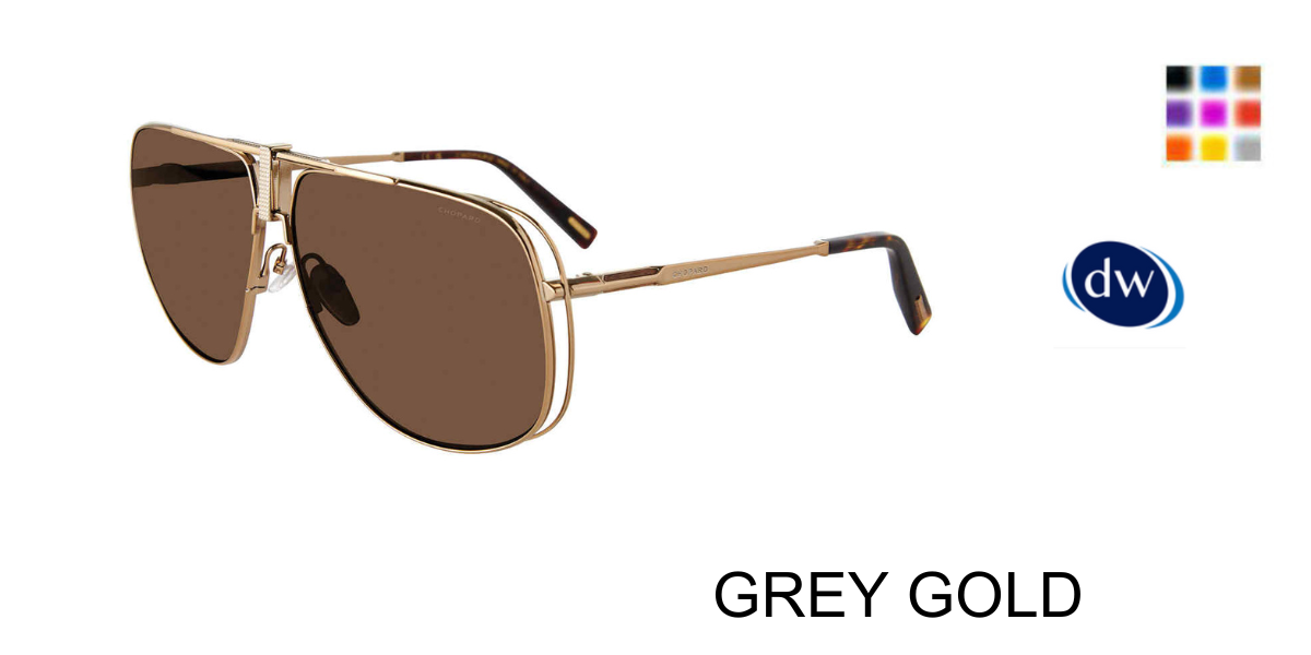 GREY GOLD 8FFP Chopard SCHG91V Eyeglasses