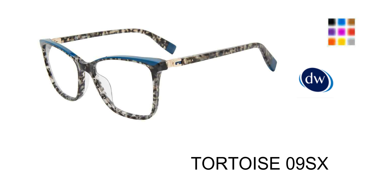 TORTOISE 09SX Furla VFU498V Eyeglasses