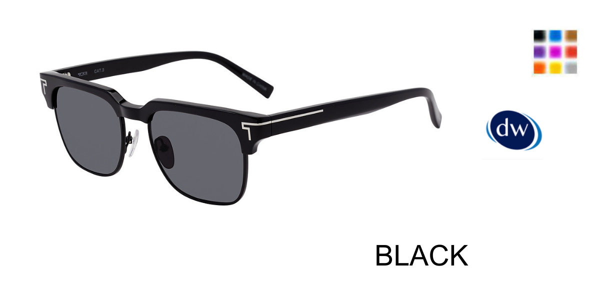 BLACK TUMI SUN STU514 Sunglasses