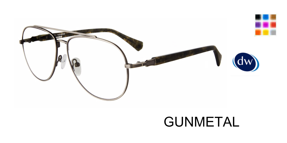 GUNMETAL          John Varvatos VJV192 Eyeglasses