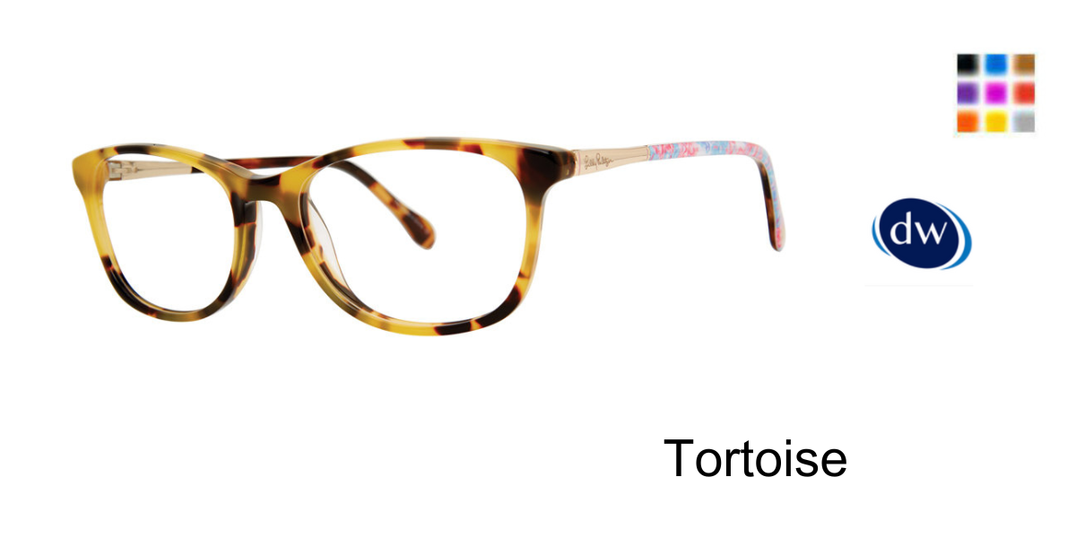 Tortoise Lilly Pulitzer Landry Eyeglasses