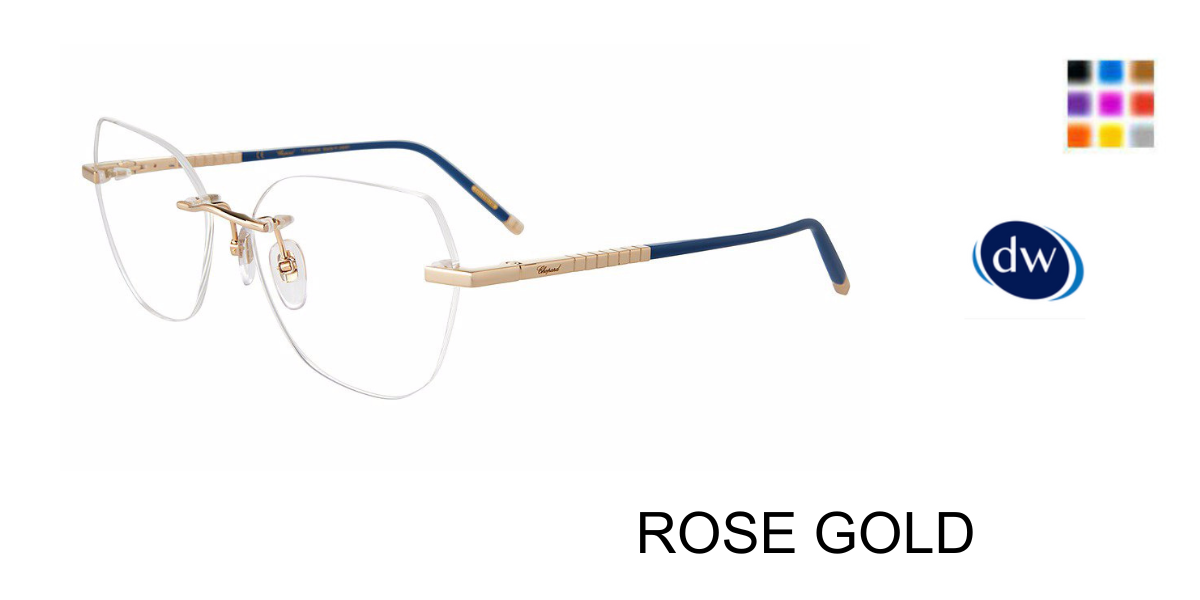 ROSE GOLD Chopard VCHG26M Eyeglasses