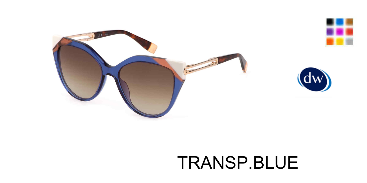 TRANSP.BLUE Furla SFU683 Sunglasses