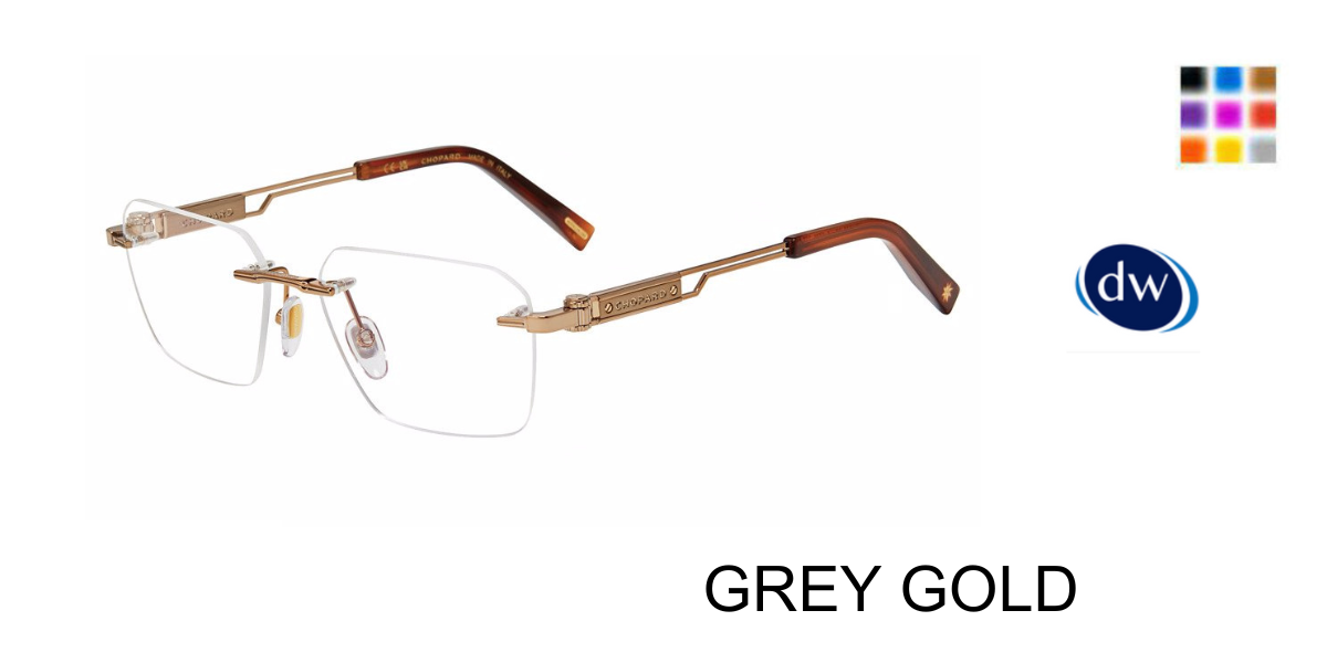GREY GOLD Chopard VCHG87 Eyeglasses