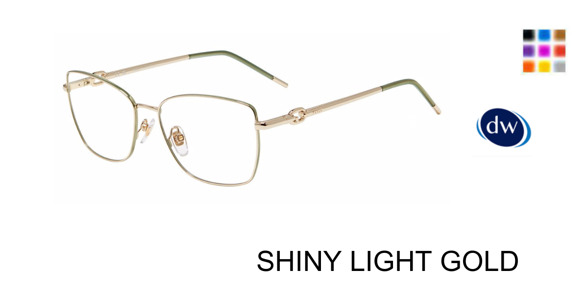 SHINY LIGHT GOLD Furla VFU728 Eyeglasses
