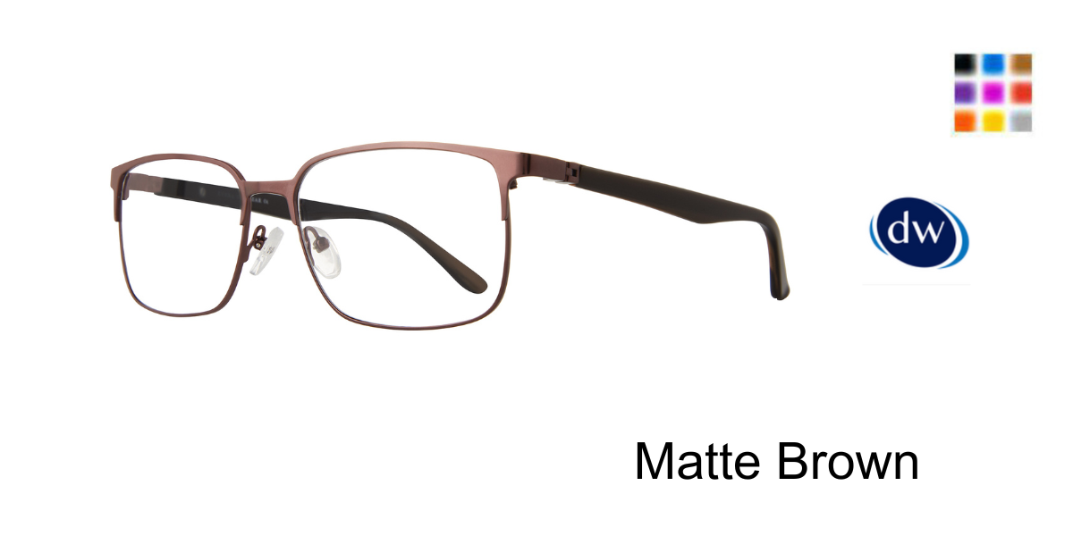 Matte Brown Eyera James Eyeglasses