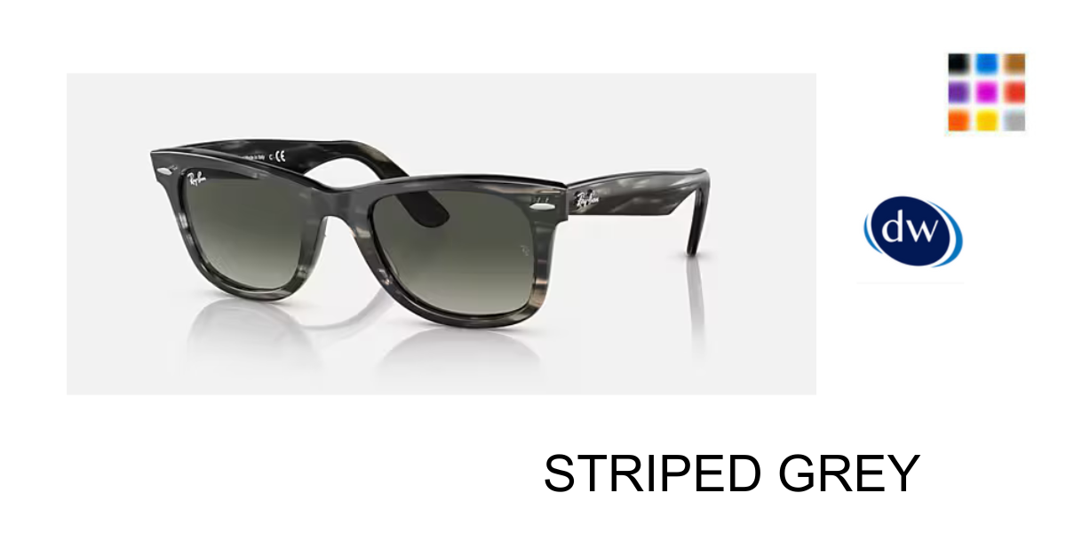 STRIPED GREY Ray Ban RB2140 Optic Sunglasses