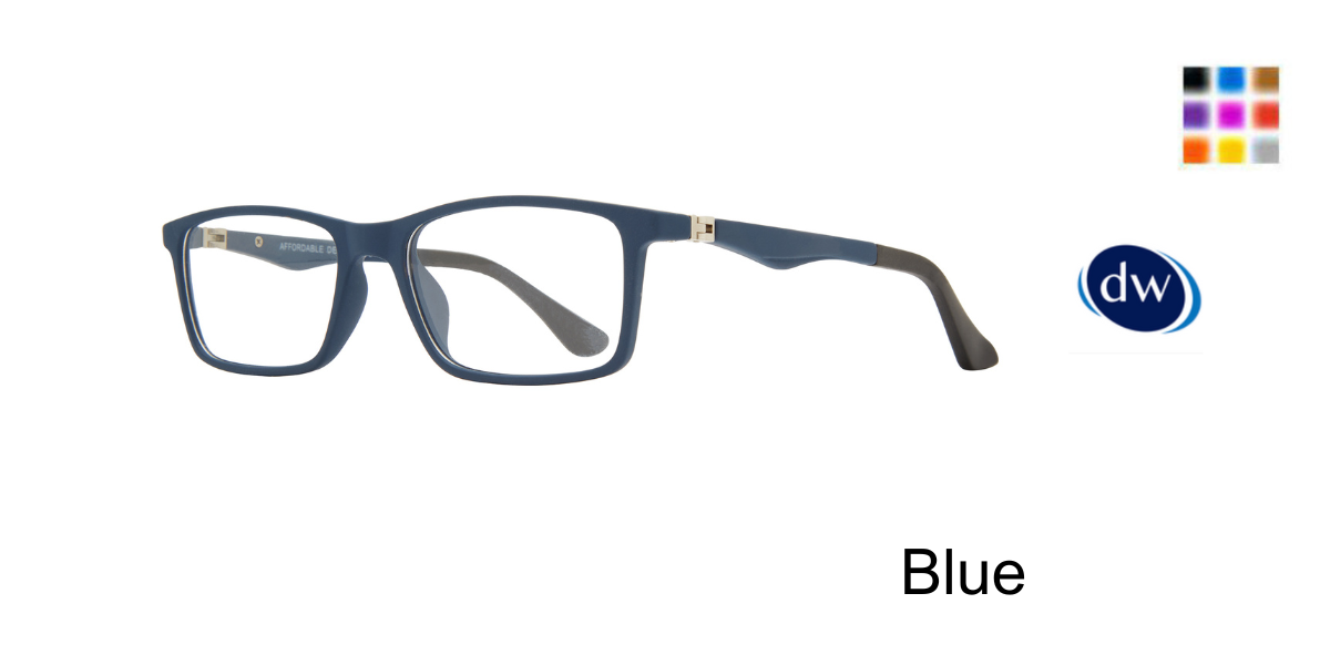 Blue Affordable Designs AJ Eyeglasses
