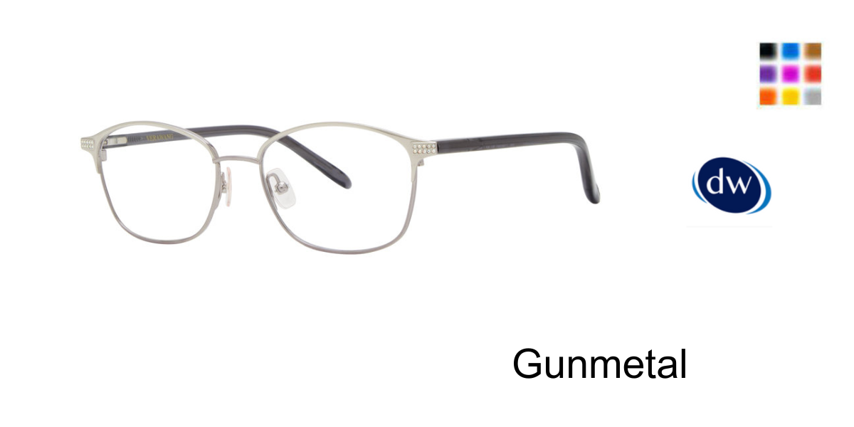 Gunmetal Vera Wang Raquel Eyeglasses
