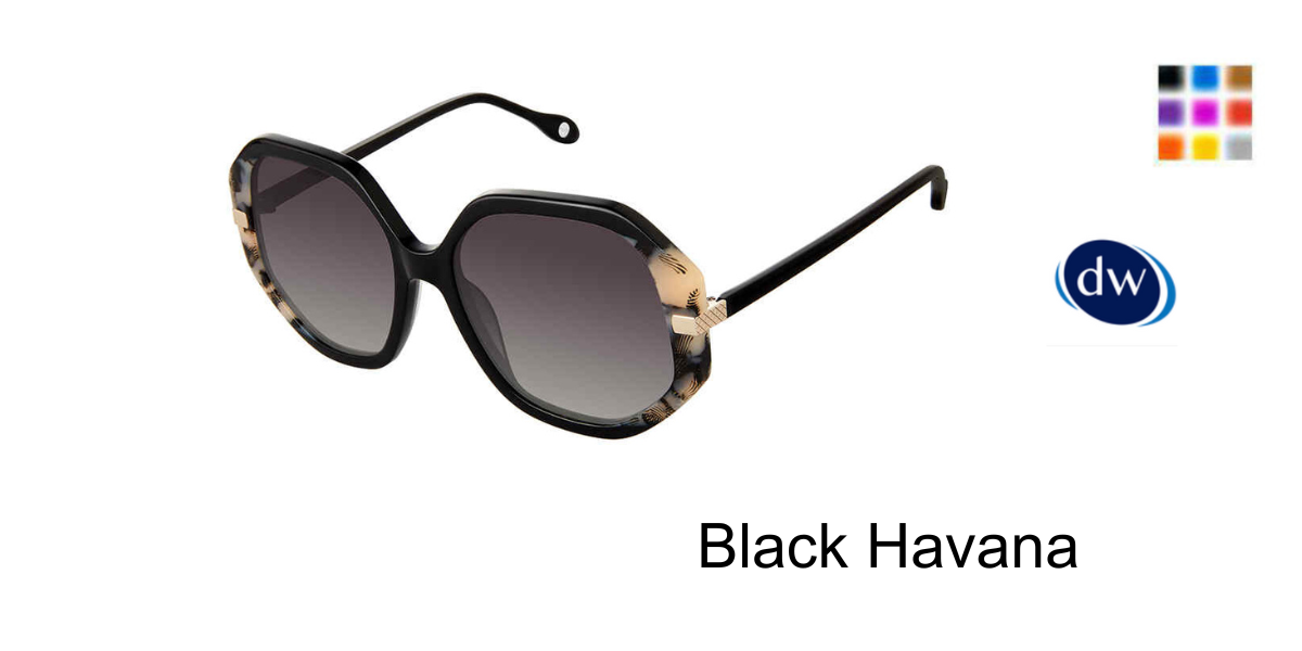 FYSH F-2094 Sunglasses Black Havana