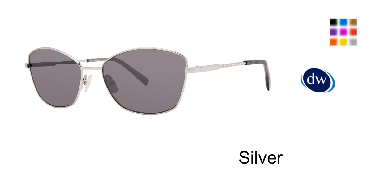 Silver     Vera Wang Janelle Sunglasses