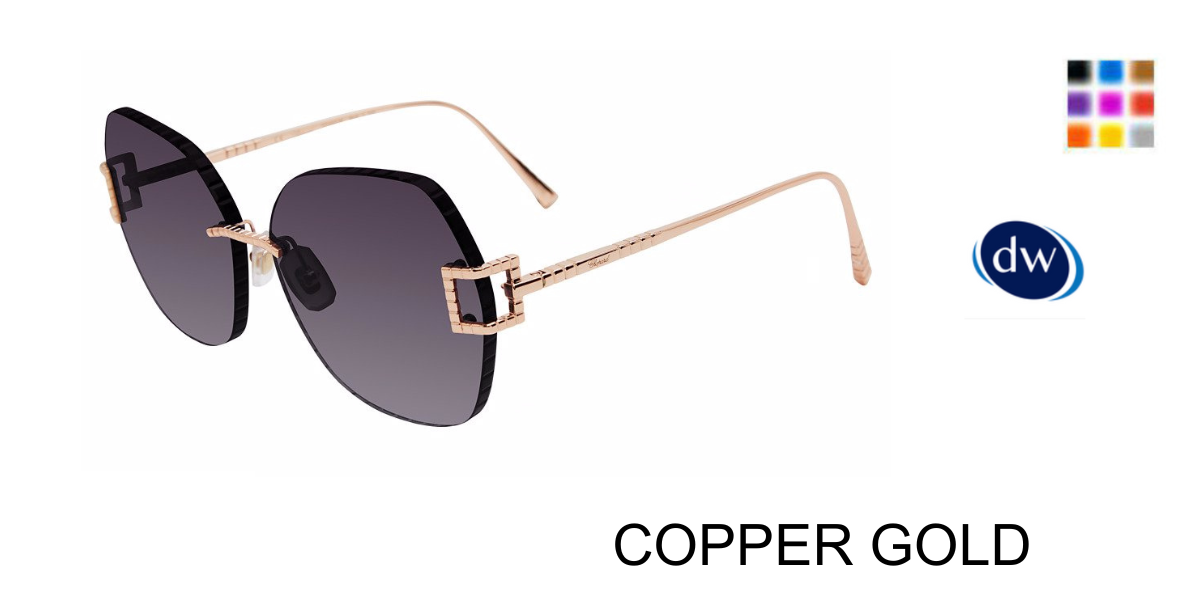 COPPER GOLD 08FC Chopard SCHG31M Sunglasses