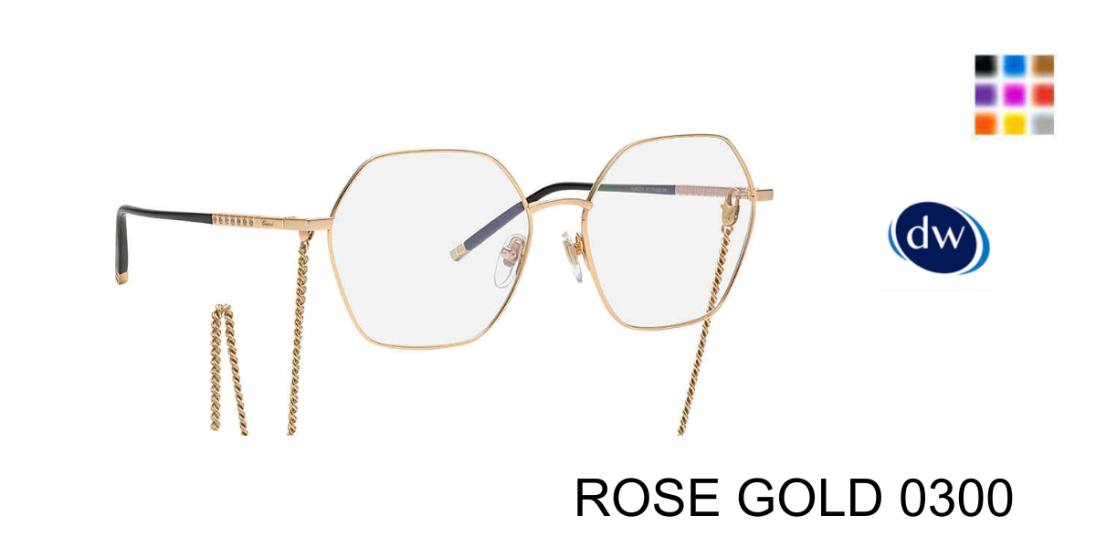 ROSE GOLD 0300 Chopard IKCHG27 Eyeglasses
