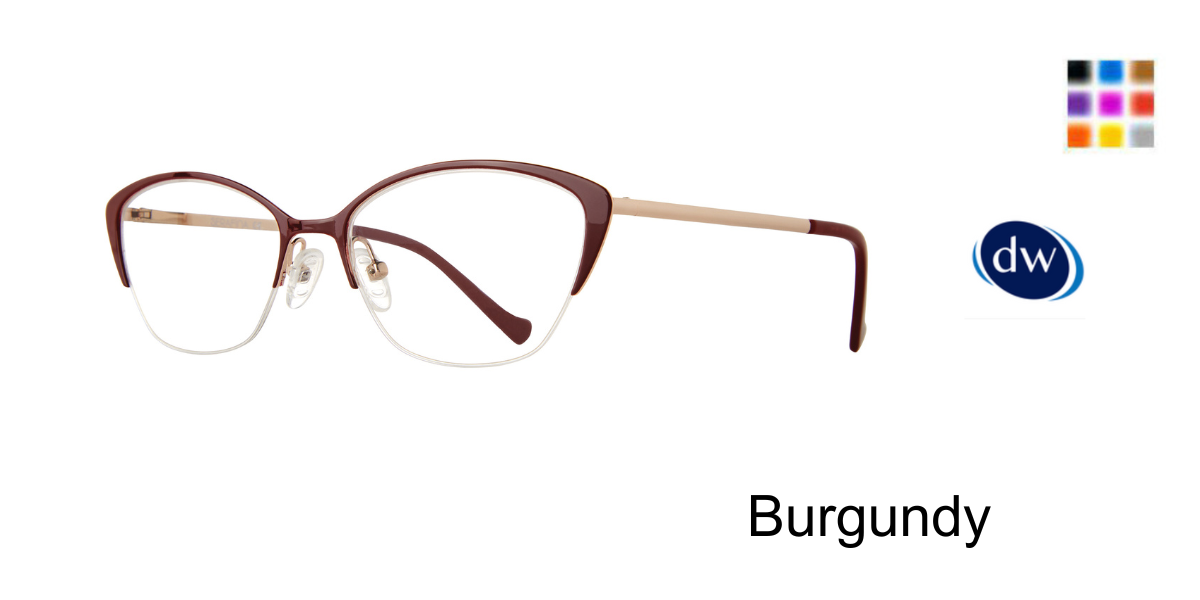 Burgundy Serafina Chelsea Eyeglasses