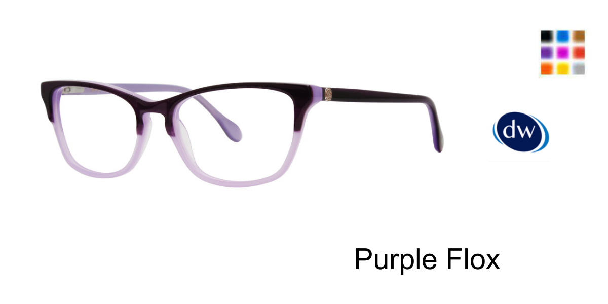 Purple Flox Lilly Pulitzer Keegan Eyeglasses