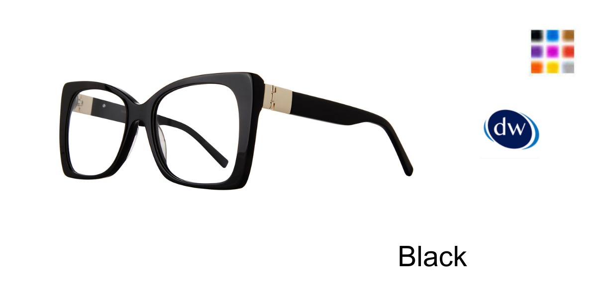 Black Serafina Florida Eyeglasses