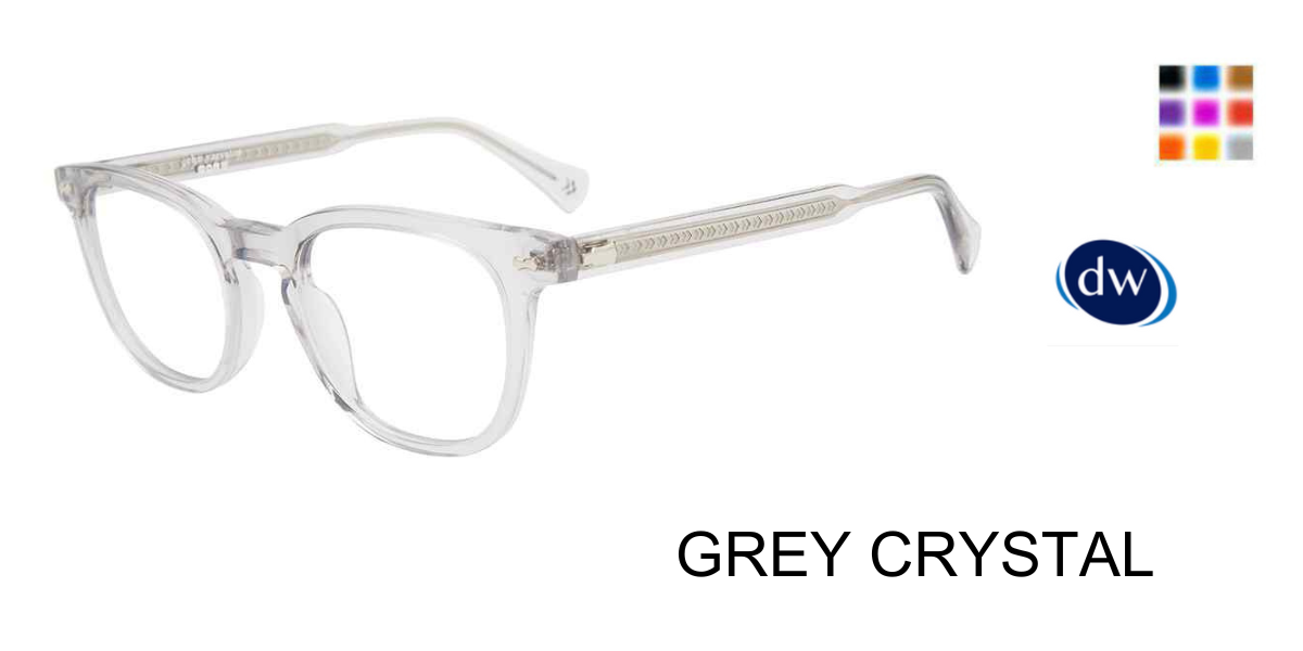 GREY CRYSTAL John Varvatos VJV426 Eyeglasses