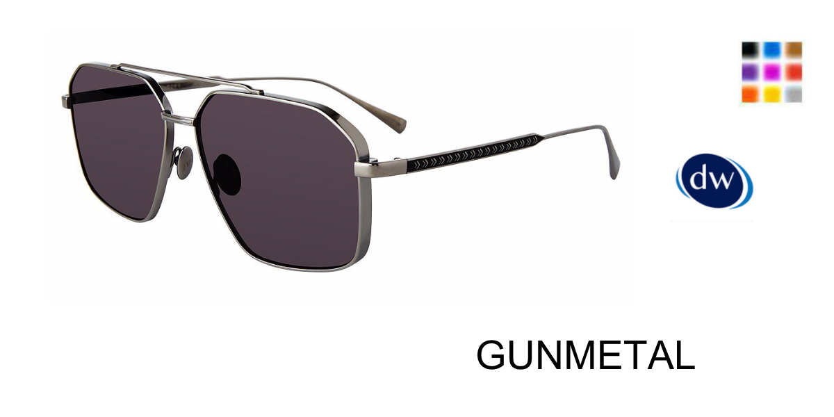 GUNMETAL           John Varvatos SJV563 Sunglasses