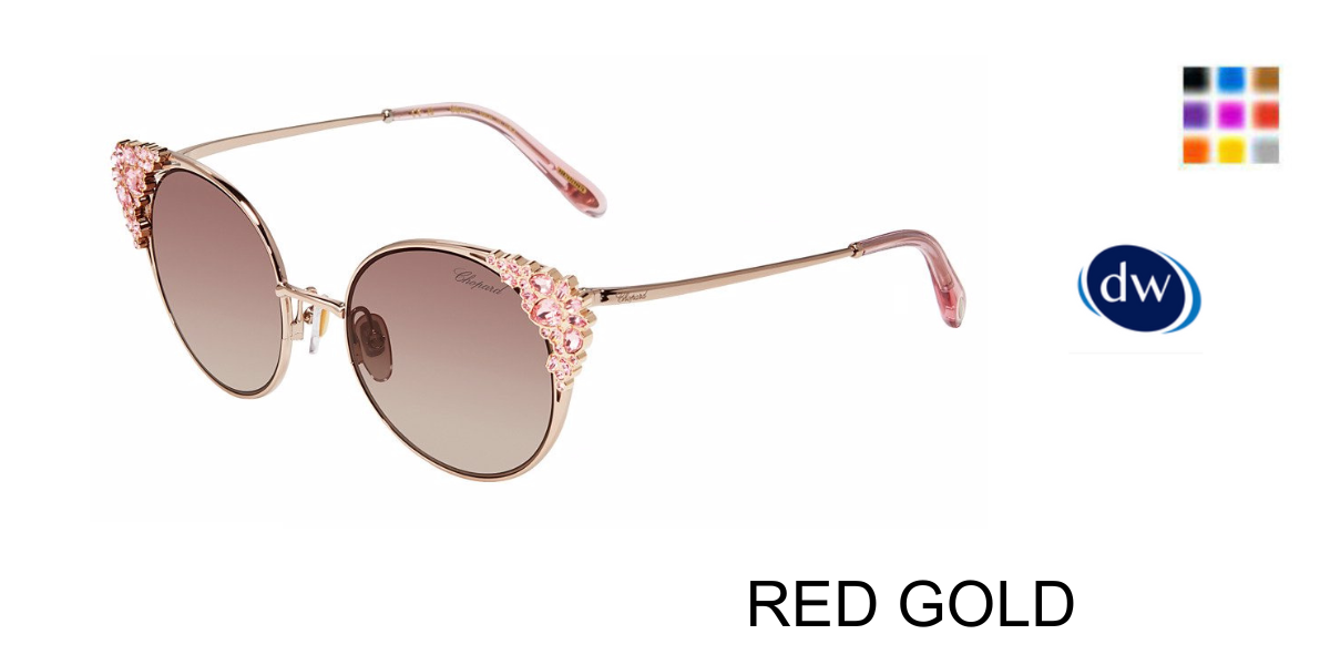 RED GOLD 0A39 Chopard SCHL06S Eyeglasses