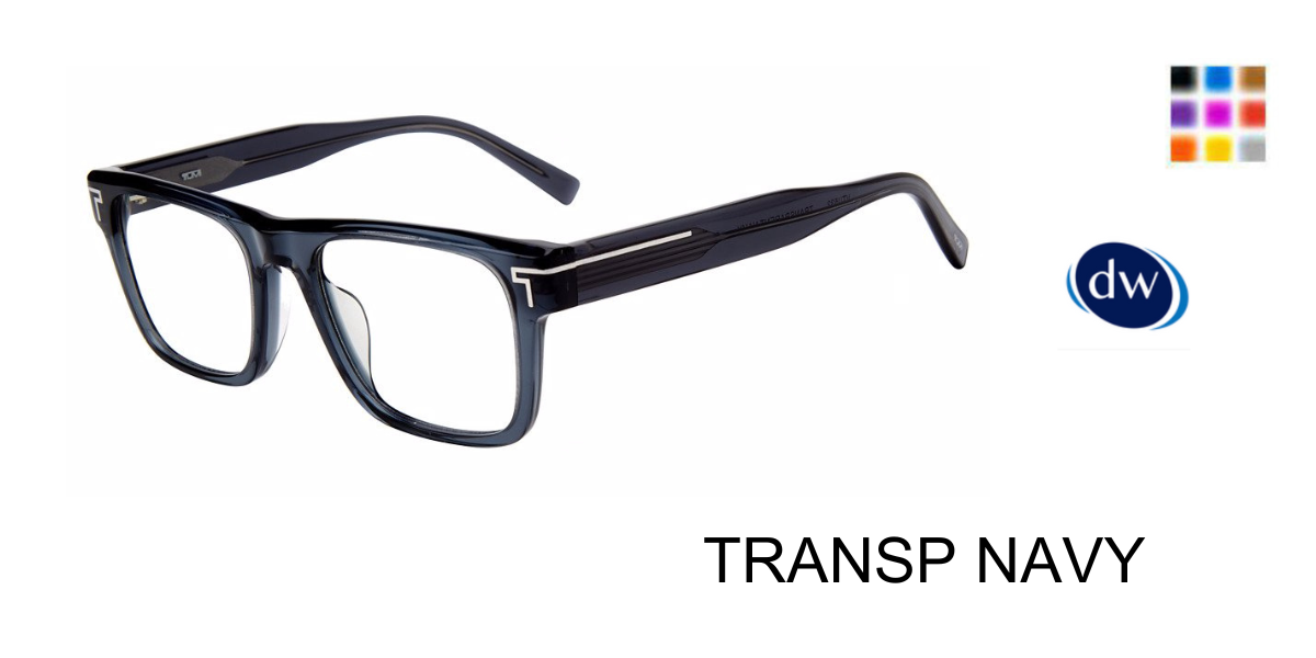 TRANSP NAVY TUMI OPTICAL VTU532 Eyeglasses