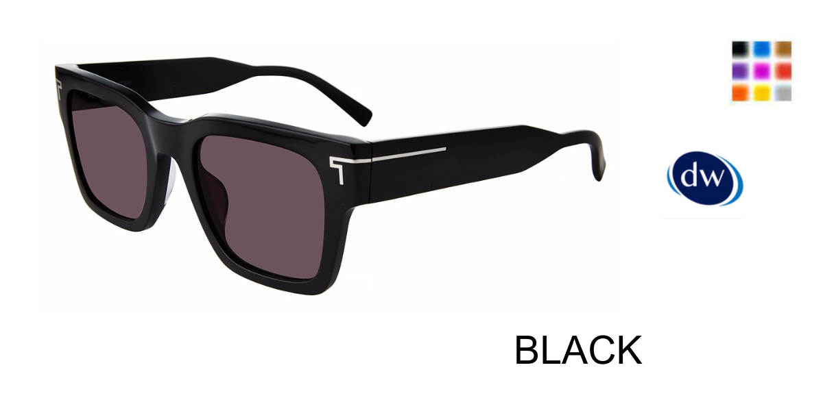 BLACK TUMI SUN STU508 Sunglasses