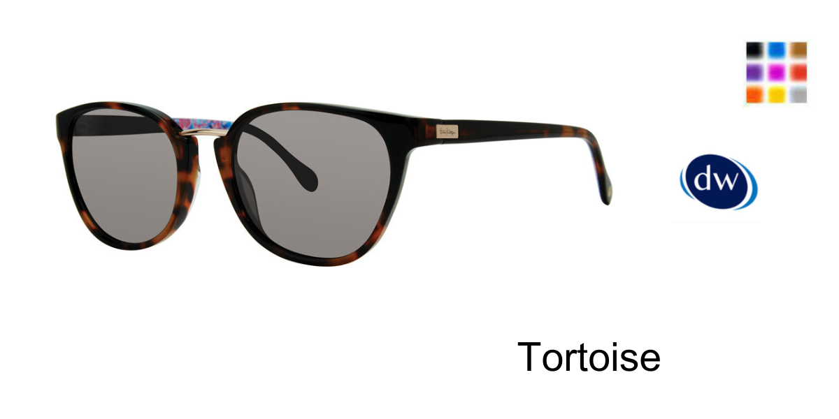 Tortoise Lilly Pulitzer Napoli Sunglasses