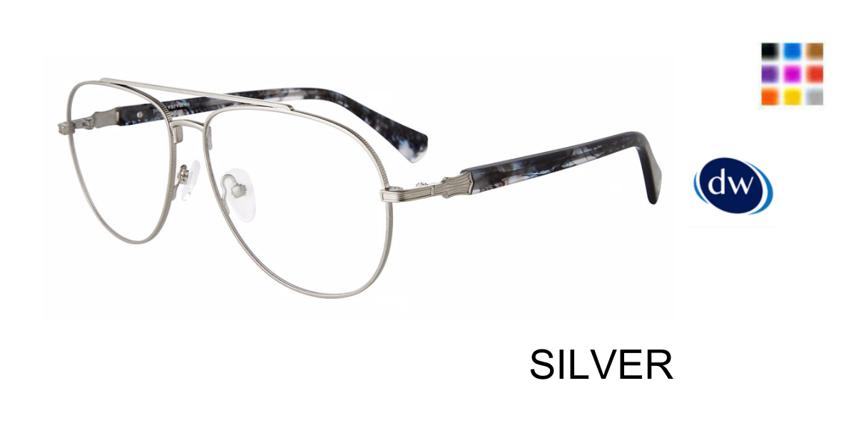 SILVER           John Varvatos VJV192 Eyeglasses