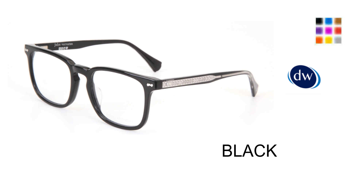 BLACK John Varvatos VJV437 Eyeglasses
