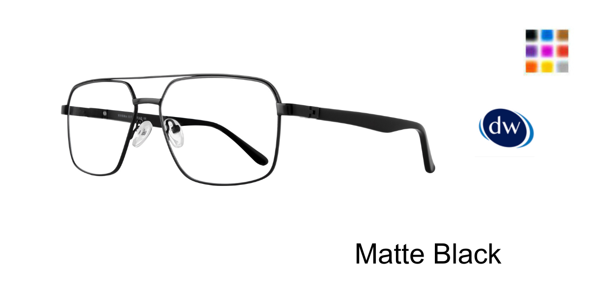 Matte Black Eyera Xavier Eyeglasses