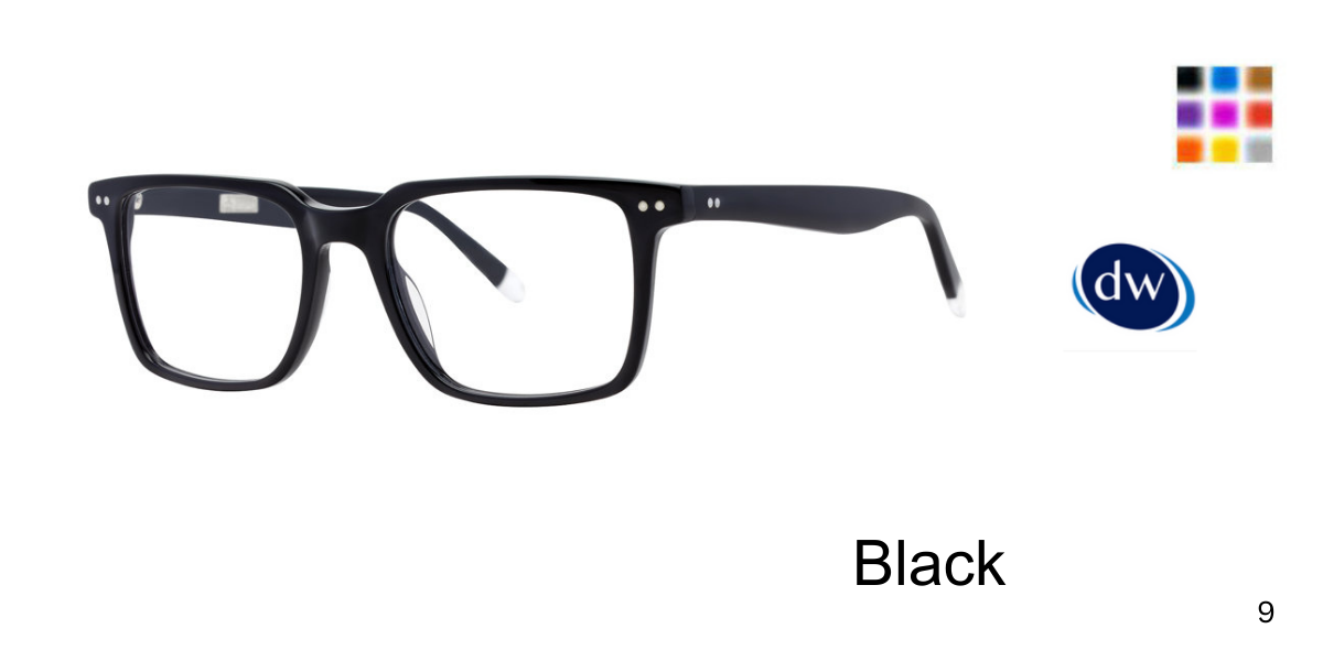Black Original Penguin The Higgs Eyeglasses