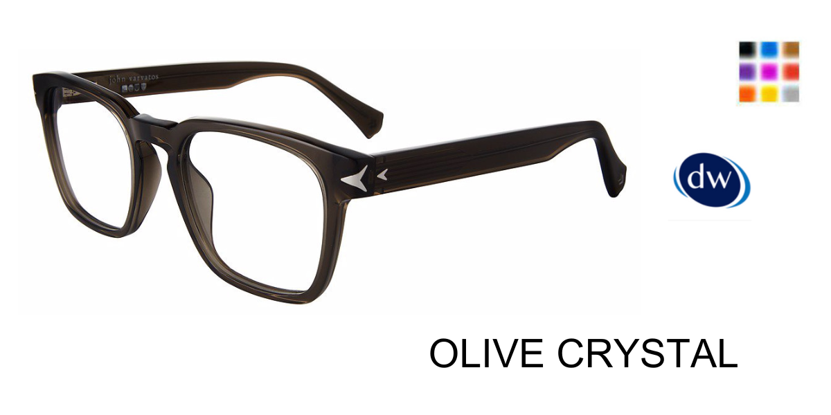 OLIVE CRYSTAL John Varvatos VJV432 Eyeglasses
