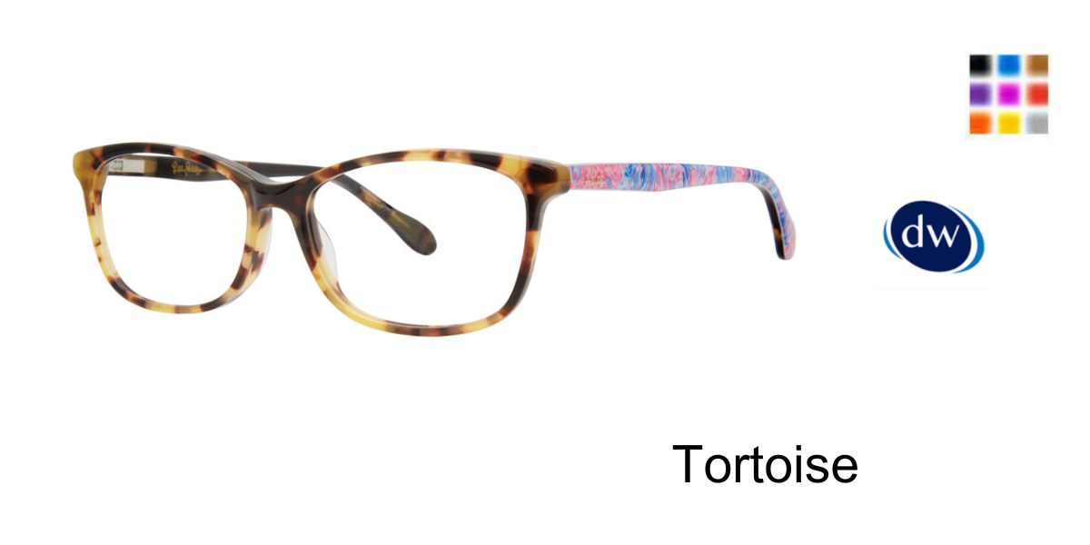 Tortoise Lilly Pulitzer Azita Eyeglasses