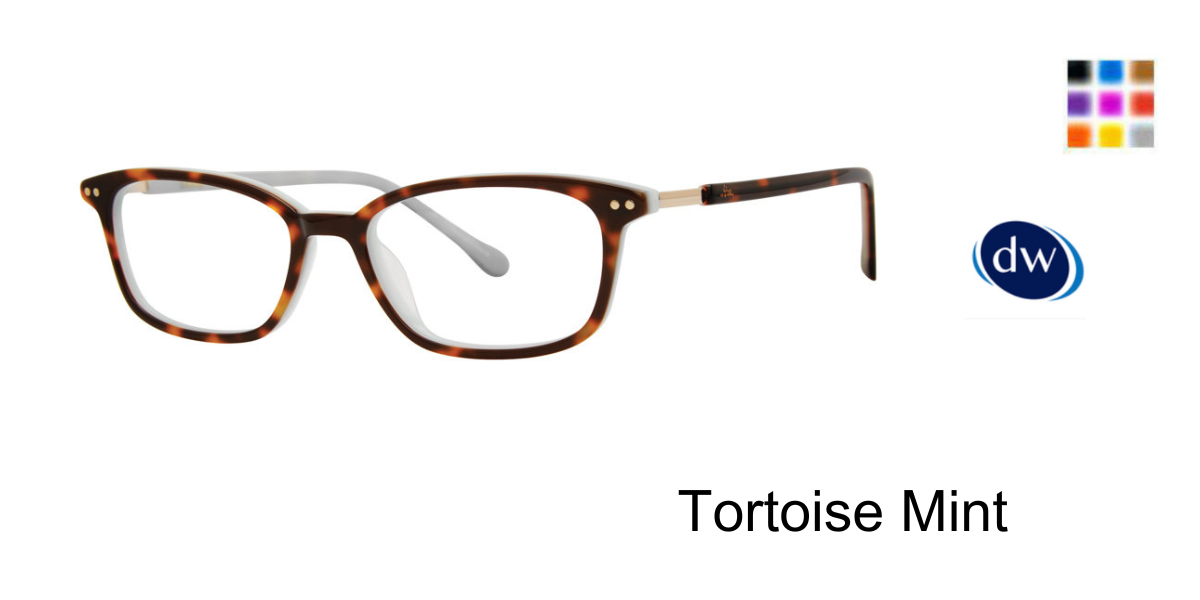 Tortoise Mint Lilly Pulitzer Gabbi Mini Sunglasses