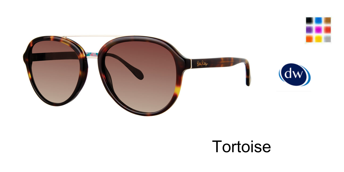 Tortoise Lilly Pulitzer Sarasota Sunglasses