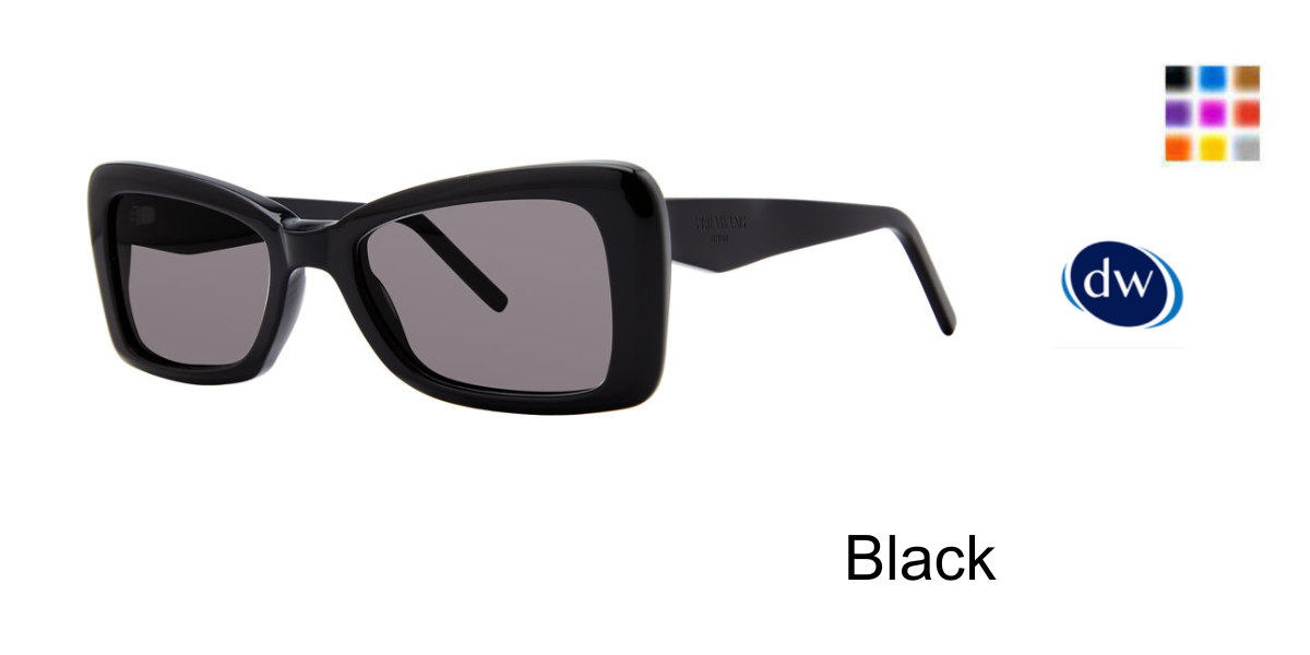 Black Vera Wang Loop Sunglasses