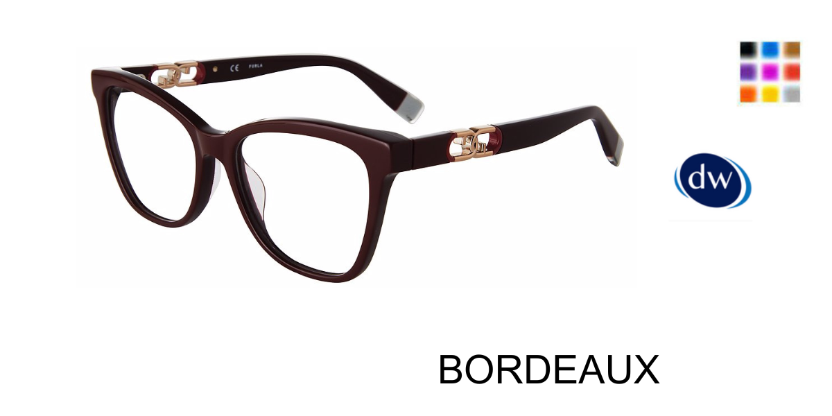 BORDEAUX Furla VFU633 Eyeglasses