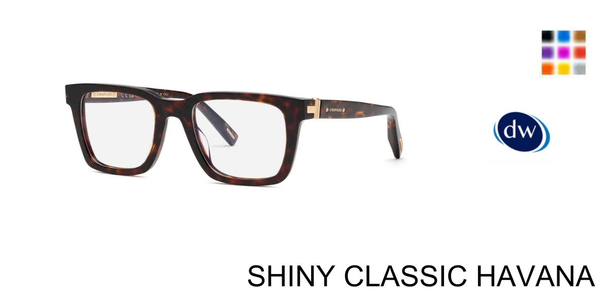 SHINY CLASSIC HAVANA Chopard VCH372 Eyeglasses