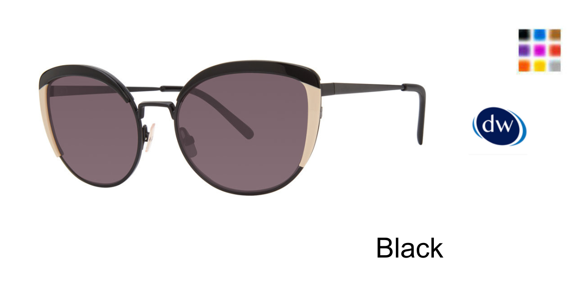 Black Vera Wang V601 Eyeglasses