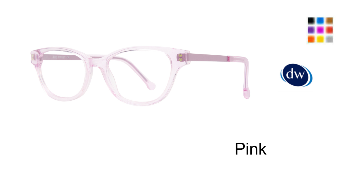 Pink          Kid Twist Twistie Eyeglasses