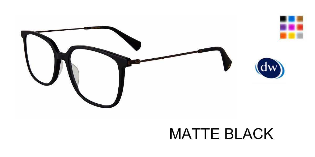 MATTE BLACK JOHN-VARVATOS-OPTICAL VJV431