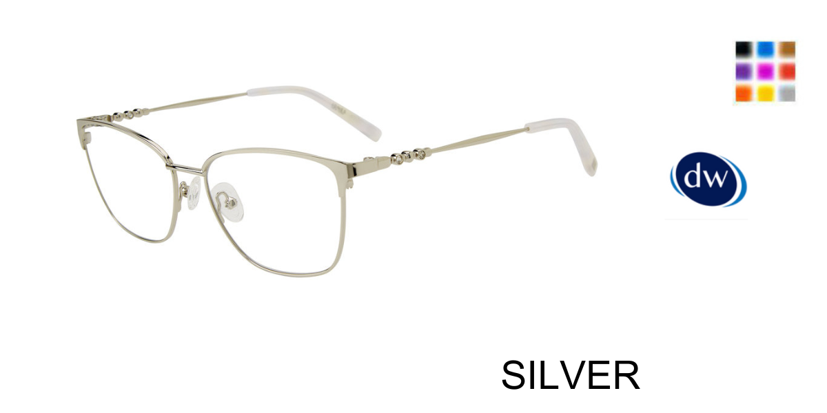 SILVER Jones New York VJON507 Eyeglasses