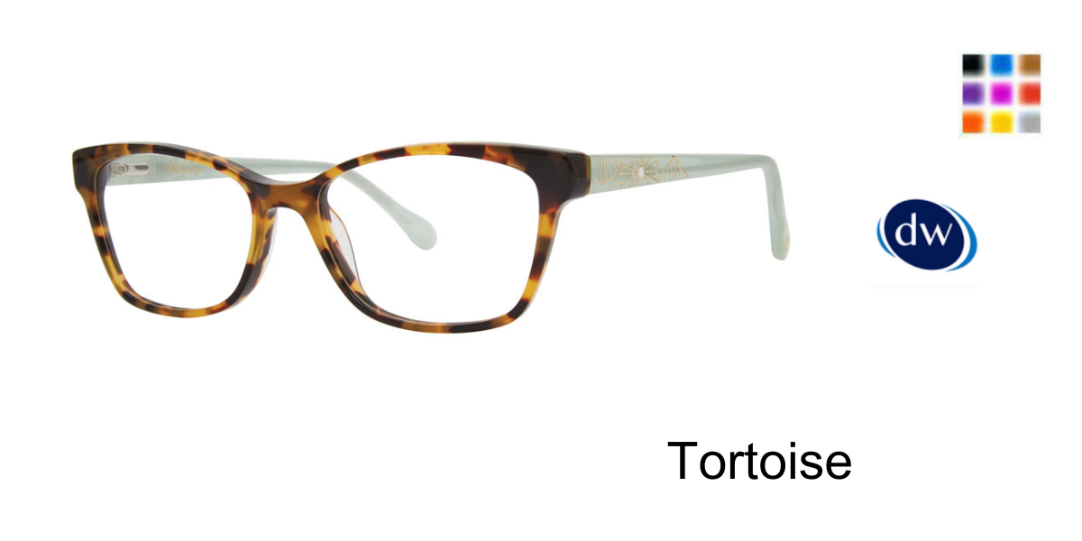 Tortoise Lilly Pulitzer Martingale Eyeglasses