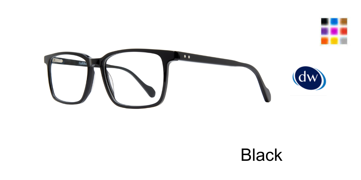 Black Eight to Eighty Roger Eyeglasses
