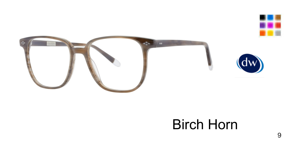 Birch Horn Original Penguin The Rodgers Eyeglasses