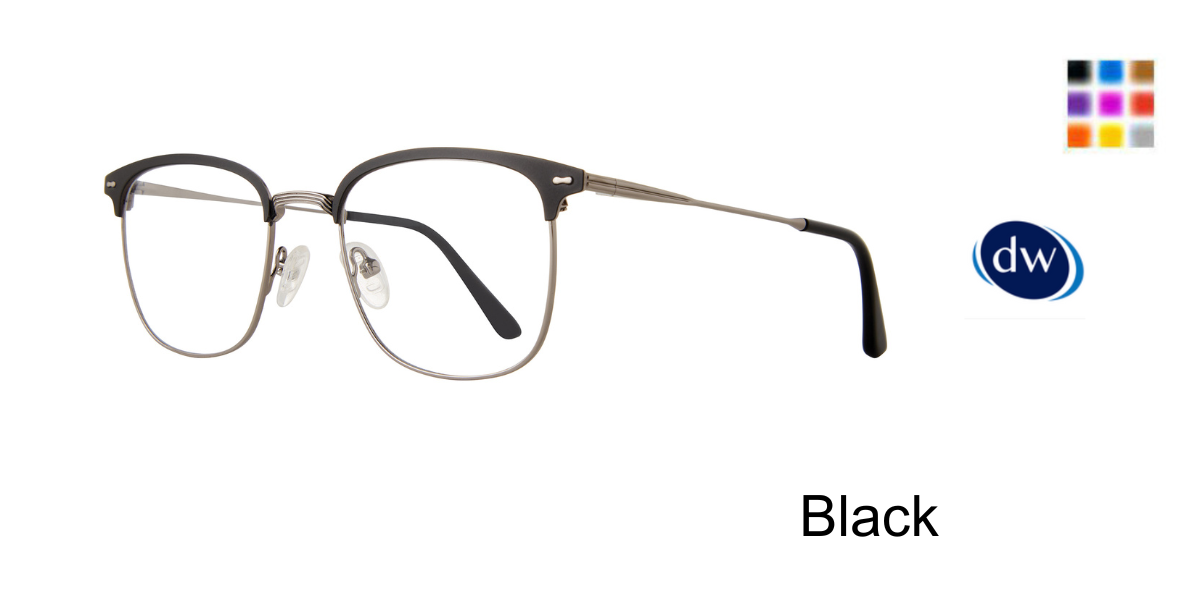 Black Brooklyn Heights Nelson Eyeglasses