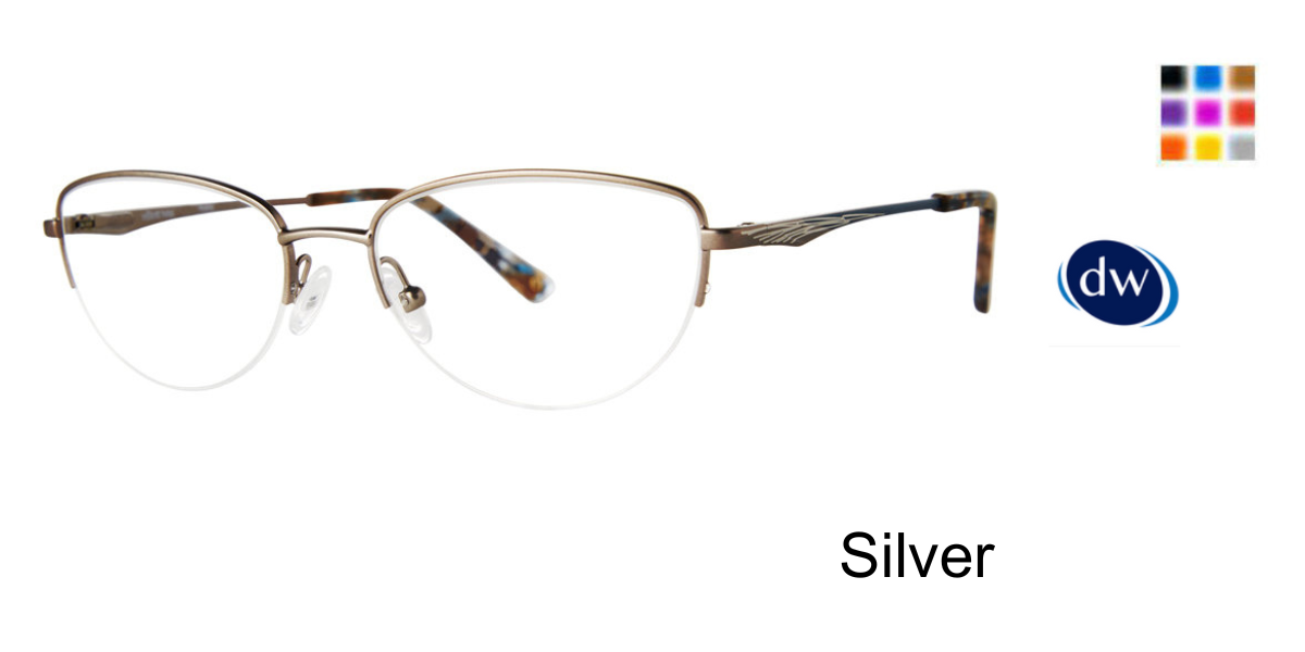 Silver Elliott Ives Hosta Eyeglasses