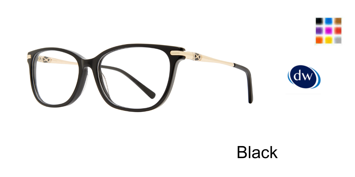 Black Serafina Lydia Eyeglasses