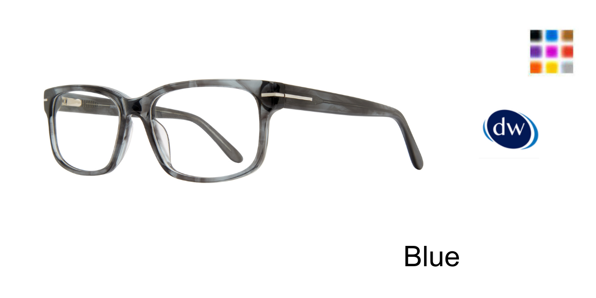 Blue Serafina Drake Eyeglasses