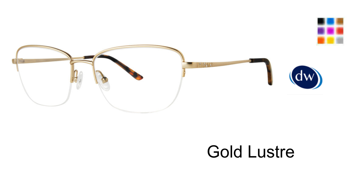 Gold Lustre Elliott Ives Conefeather Eyeglasses